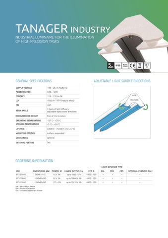 ACEC Distributors Ltd 灯饰目录 · Balt LED V2 第 17 页