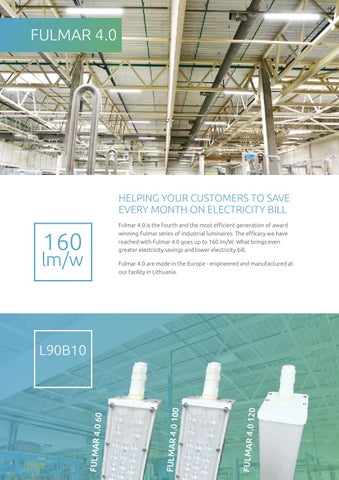 ACEC Distributors Ltd 灯饰目录 · Balt LED V2 第 5 页