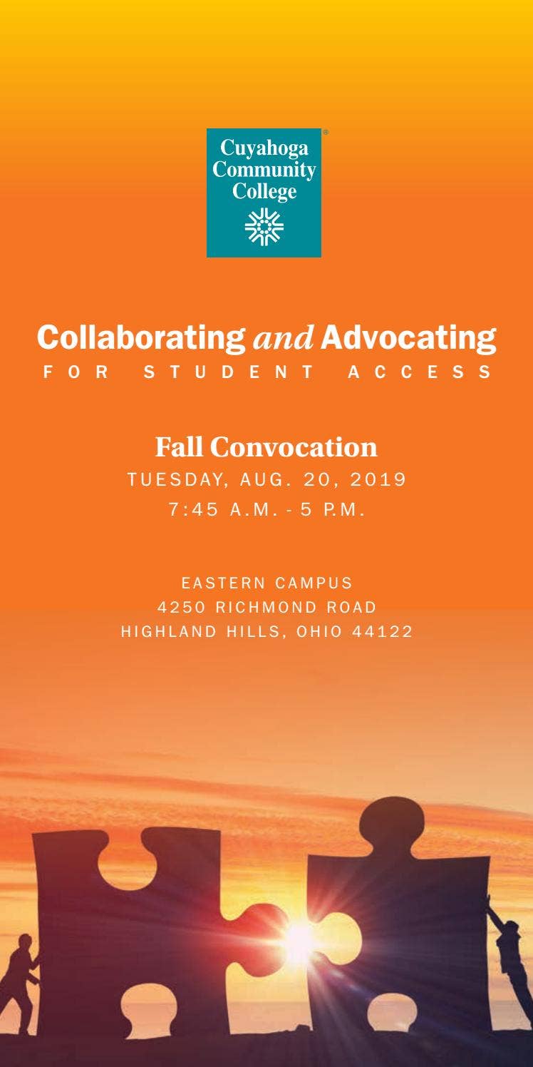 2019 Fall Convocation Program by Cuyahoga Community College - Issuu
