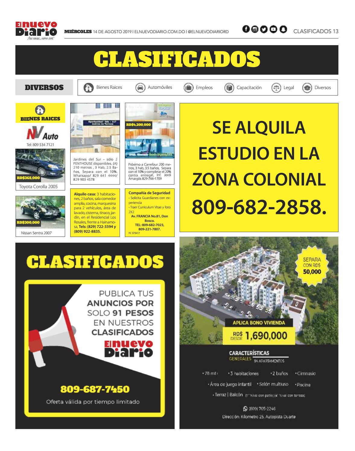 Clasificados by El Nuevo Diario Issuu