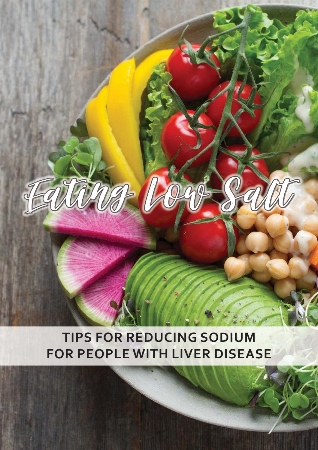 Eating Low Salt Tips for reducing sodium for people with liver