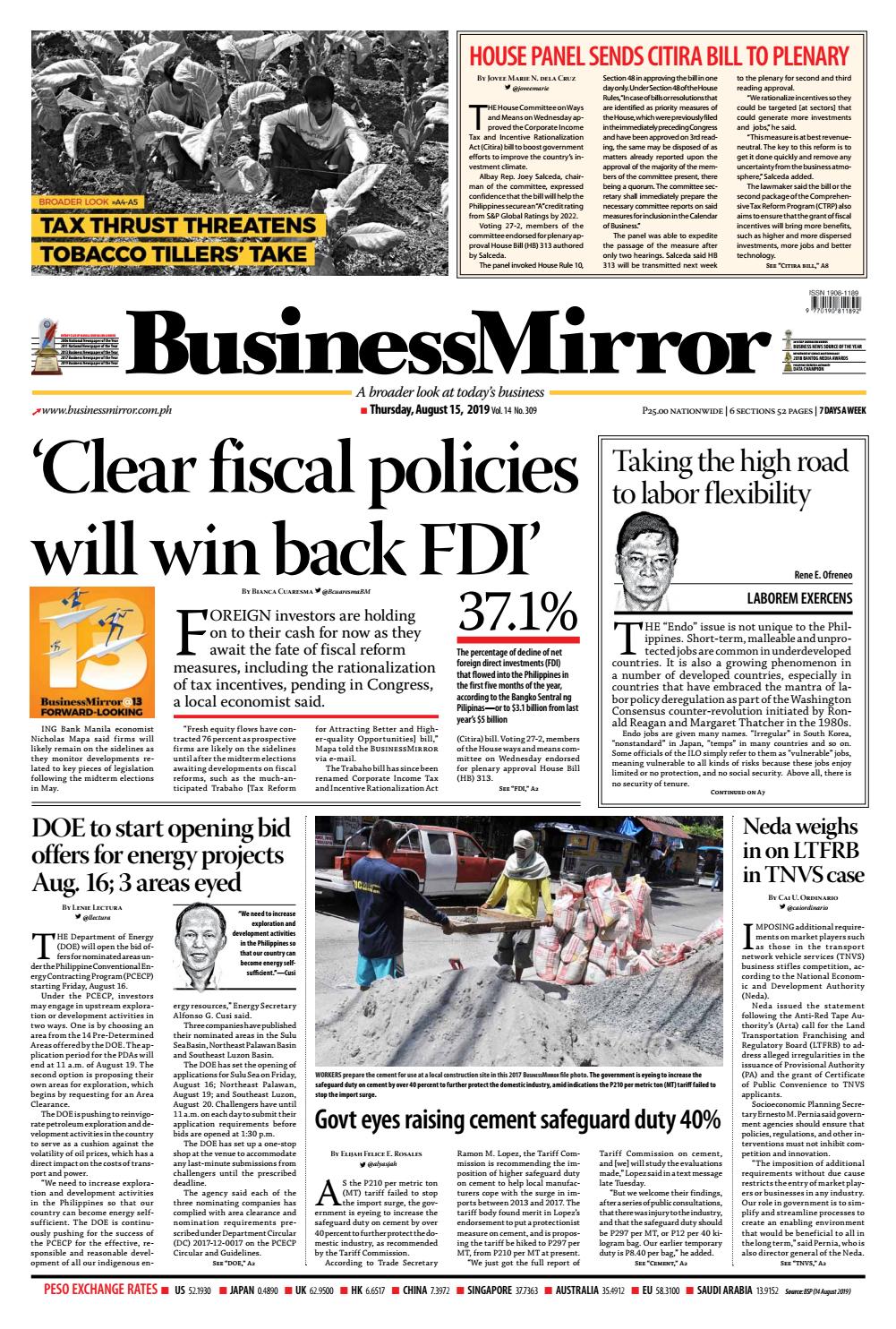 Businessmirror August 15 2019 By Businessmirror Issuu - roblox bypassed audios 2019 3rd quarterly calendar