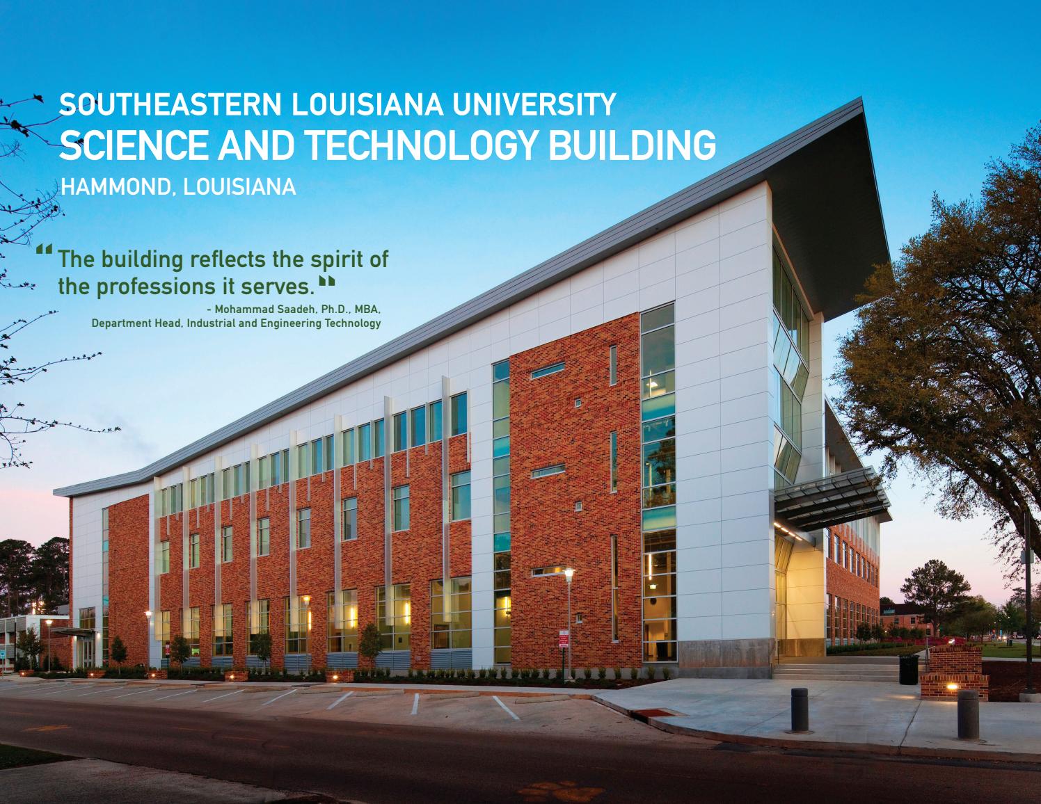 Southeastern Louisiana University Science and Technology Building by ...