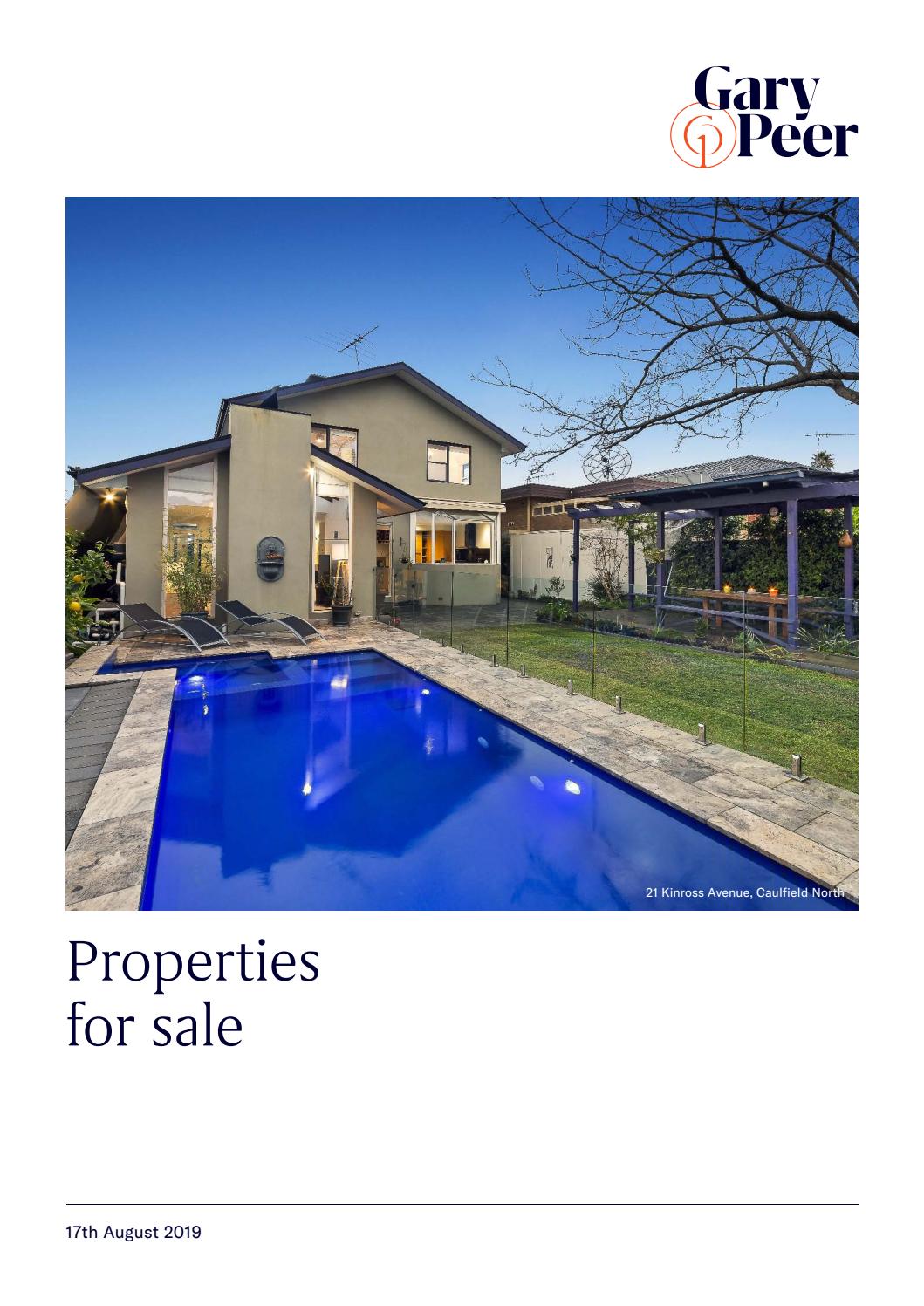 Gary Peer properties for sale Saturday 17th August 2019 by Gary Peer