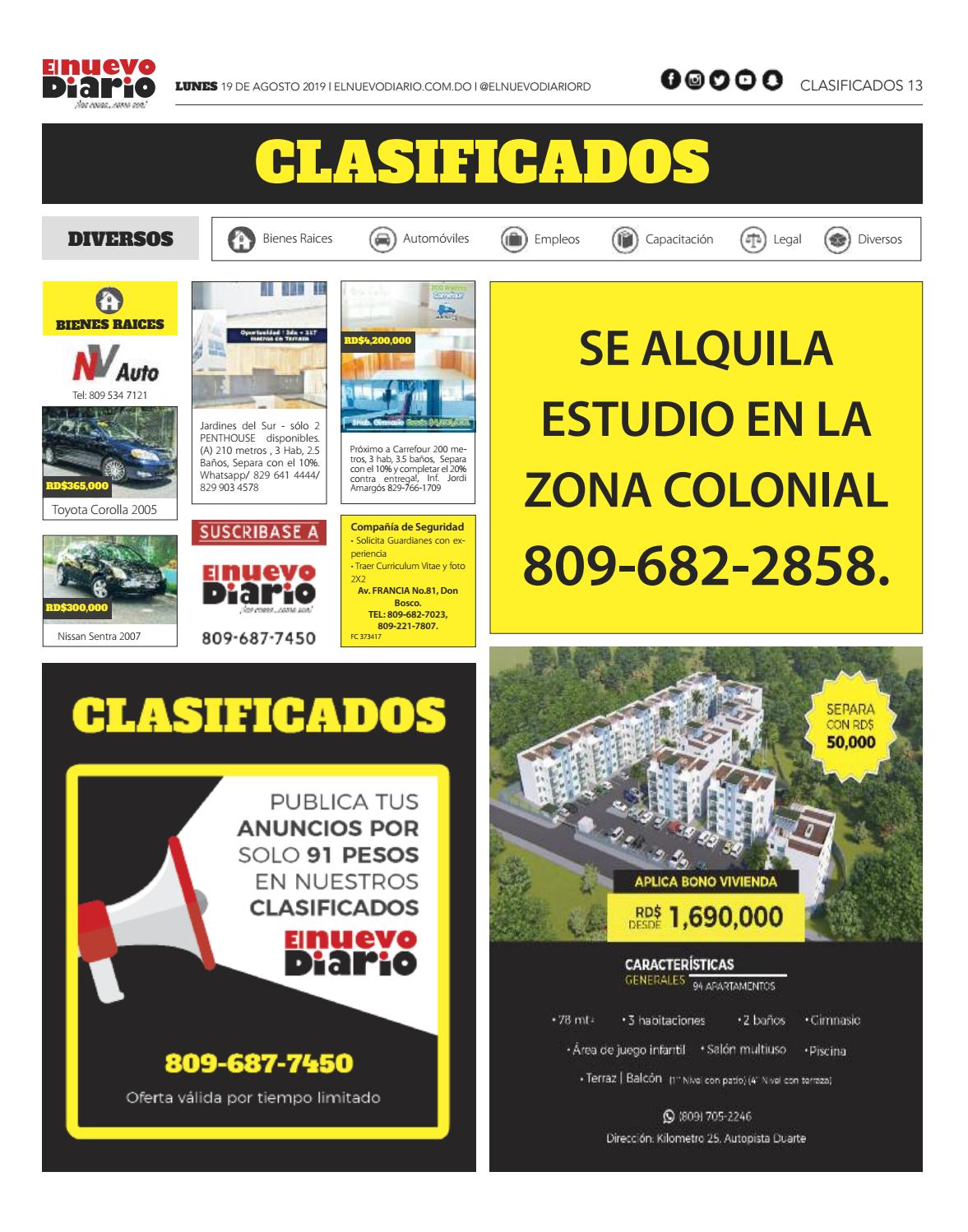 Clasificados by El Nuevo Diario Issuu