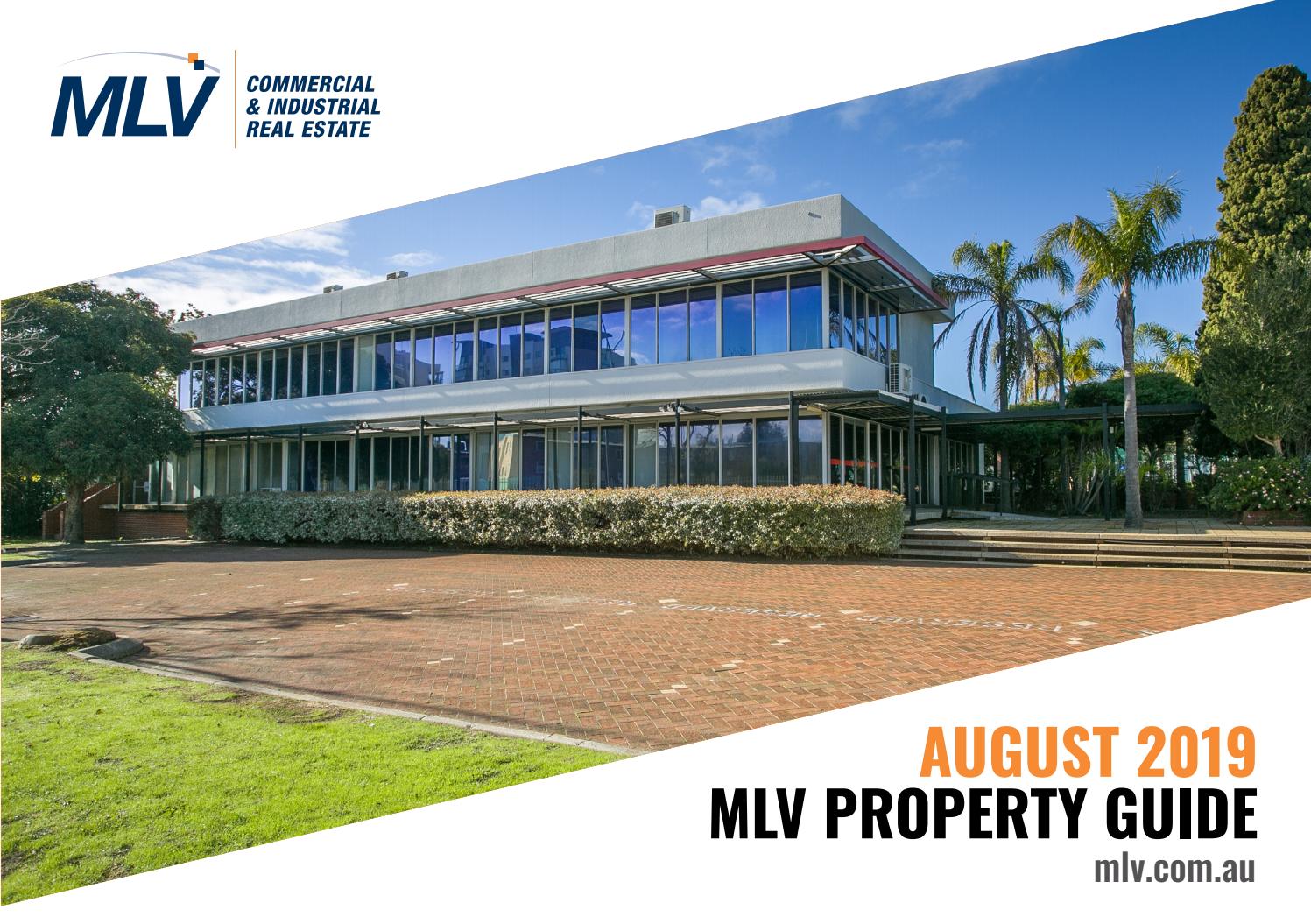 MLV PROPERTY GUIDE - August 2019 by Industrial Commercial Partners, MLV ...