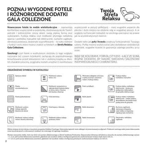 Gala Collezione - 灯饰目录 "Fotele i dodatki" kolekcja 2019 / 2020 第 2 页