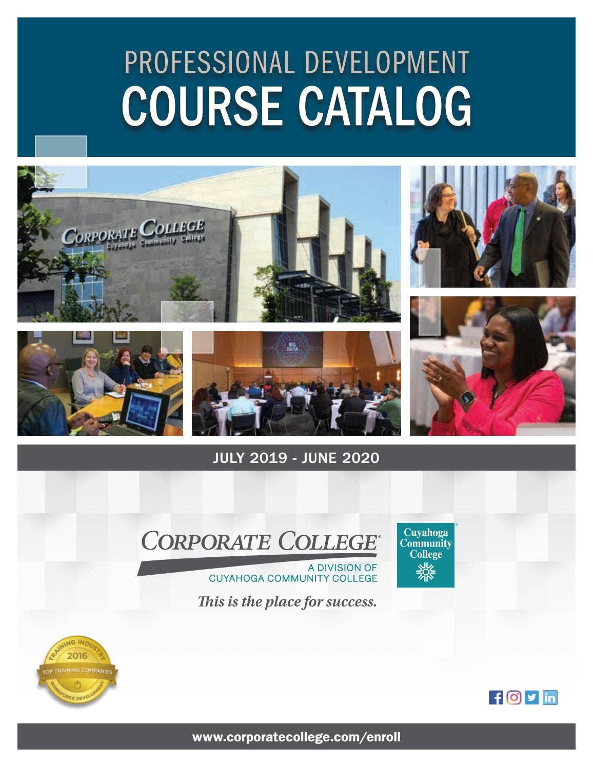 Corporate College Course Catalog 20192020 by Cuyahoga Community
