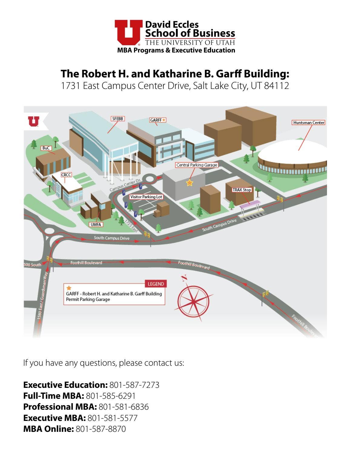 GARFF Parking in Garage by University of Utah Graduate Programs and ...