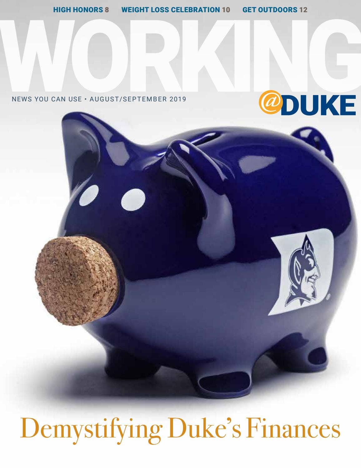 August/September, 2019 Working@Duke by Working Duke - Issuu