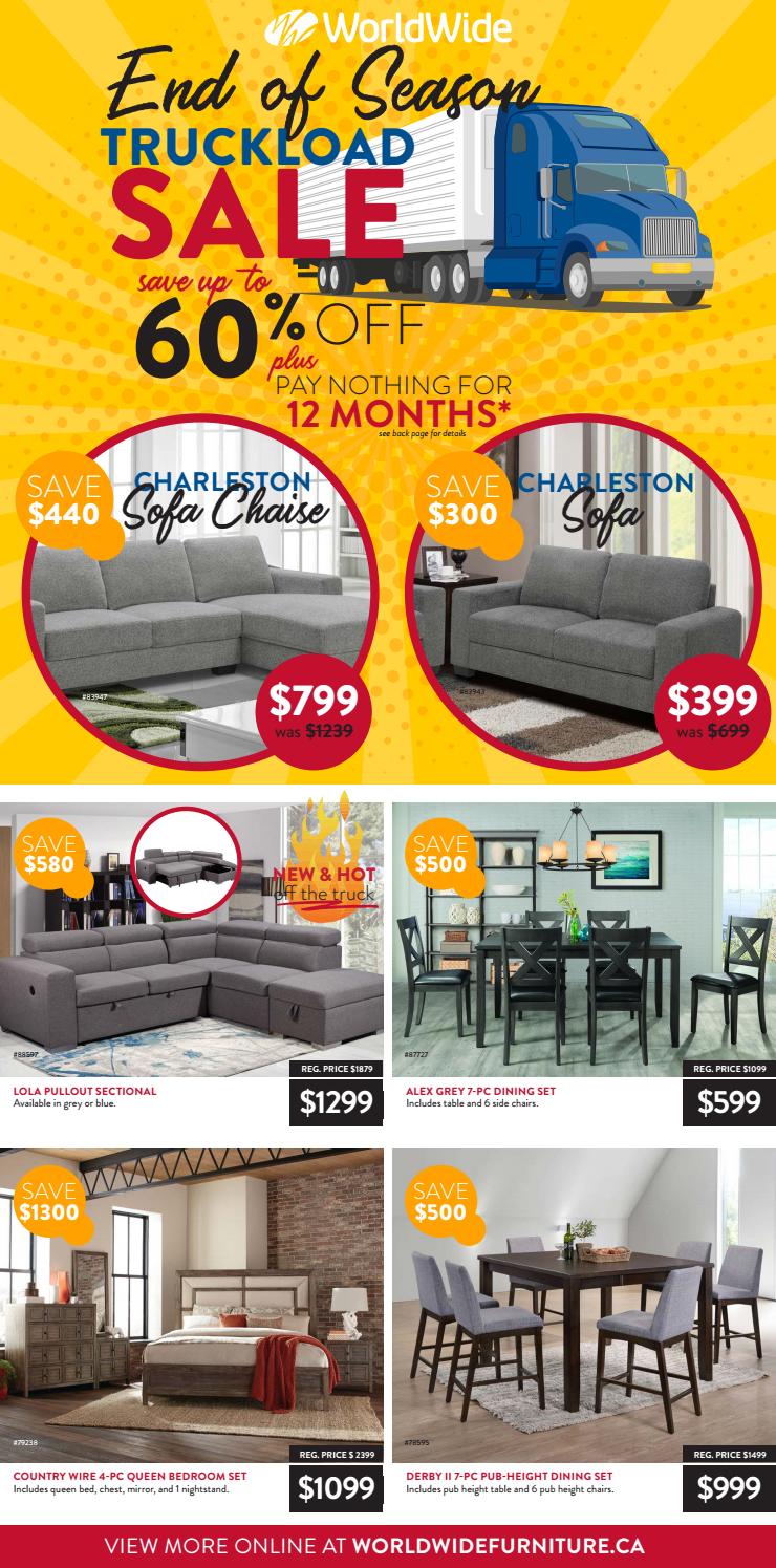 WorldWide End of Season Truckload Sale by WorldWide Furniture Issuu