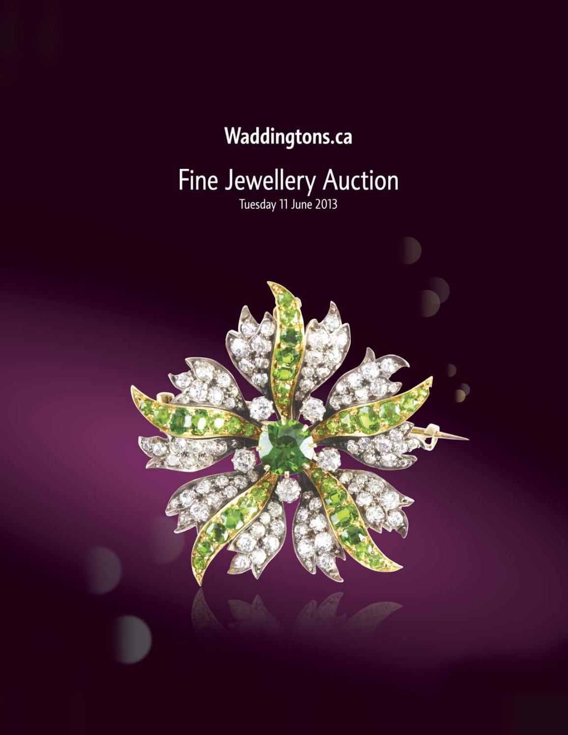 Fine Jewellery Auction June 11, 2013 by waddingtons Issuu