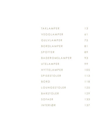 Studio Kvänum Oslo AS 灯饰目录 · 灯具 - og Møbelkatalog 2019 | Studio Kvänum 第 7 页
