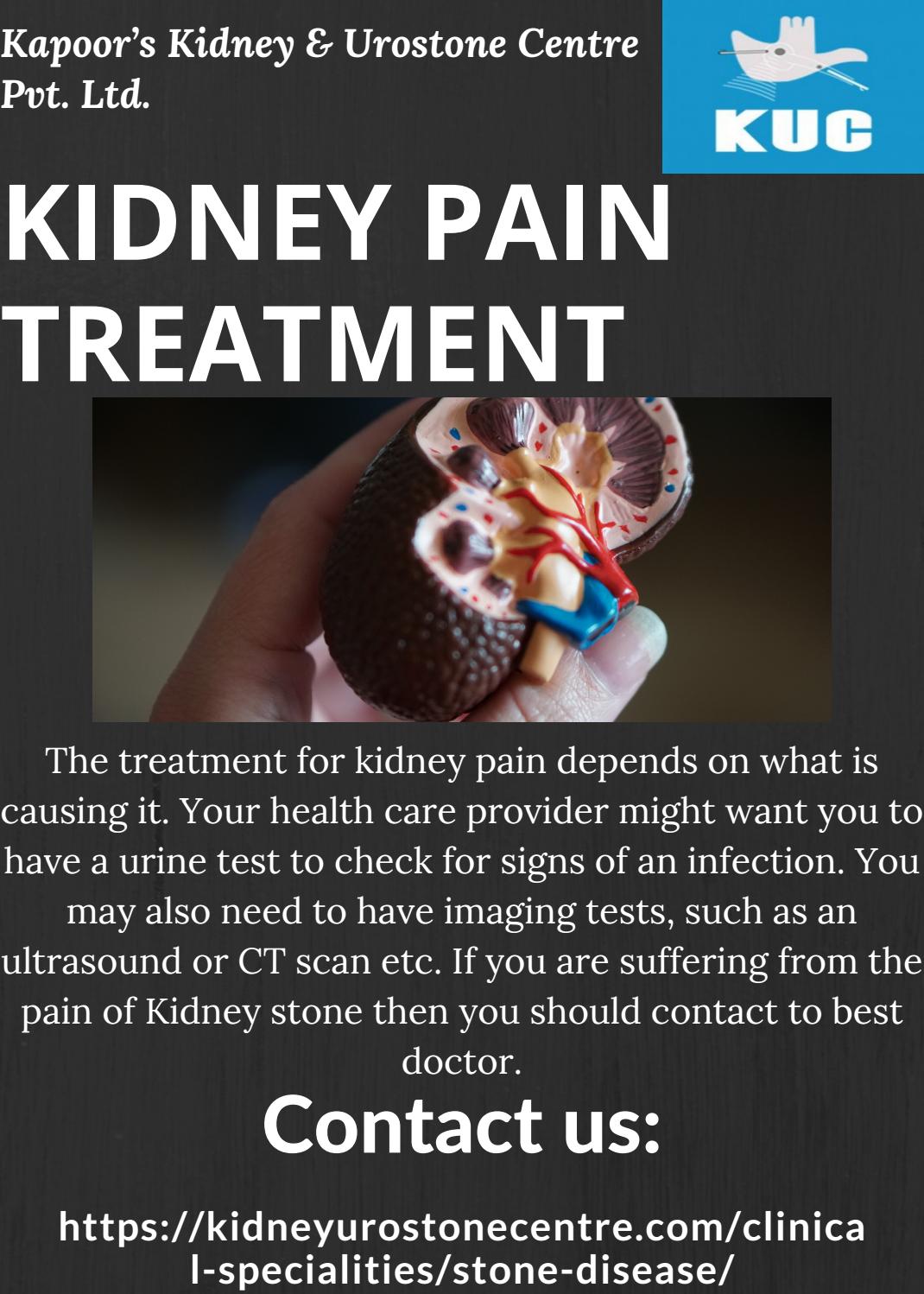 Kidney Pain Treatment Kapoor’s Kidney & Urostone Centre by Kapoor's