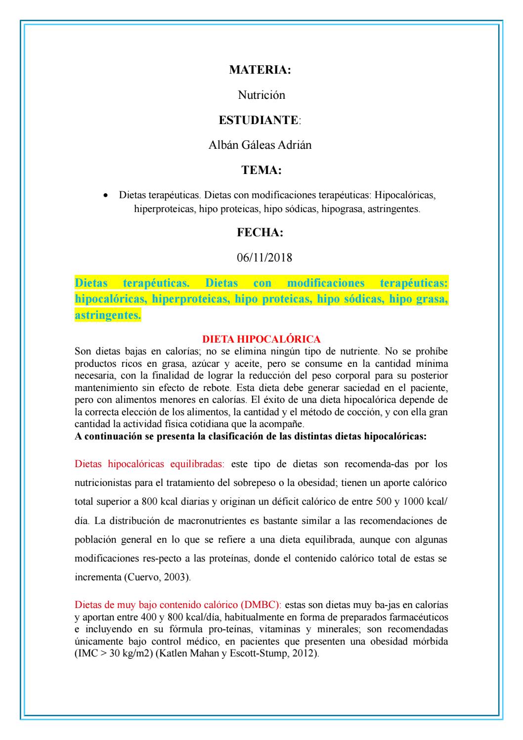 menù astringente a dieta morbida
