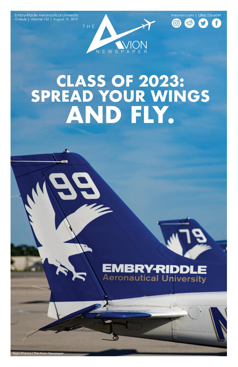 Embry Riddle Academic Calendar 2023 O-Issue Fall 2019 By The Avion - Issuu