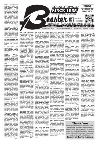 This Weeks 08 28 2019 Moody County Booster by sirbuckly issuu This Weeks 08 28 2019 Moody County Booster by sirbuckly issuu