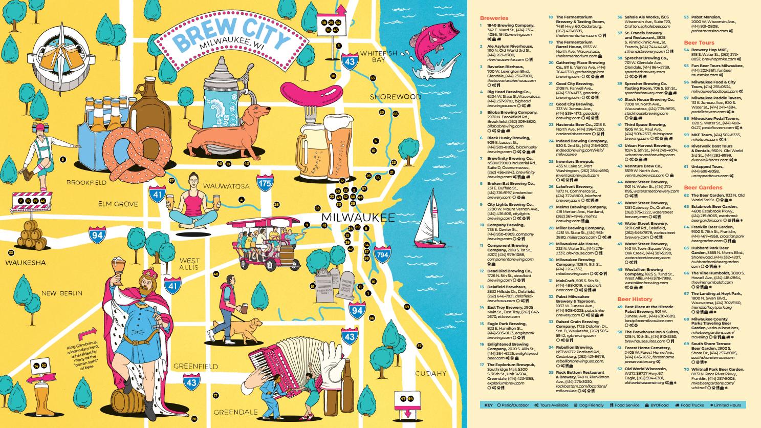 The Original Brew City Beer Map by VISIT Milwaukee Issuu