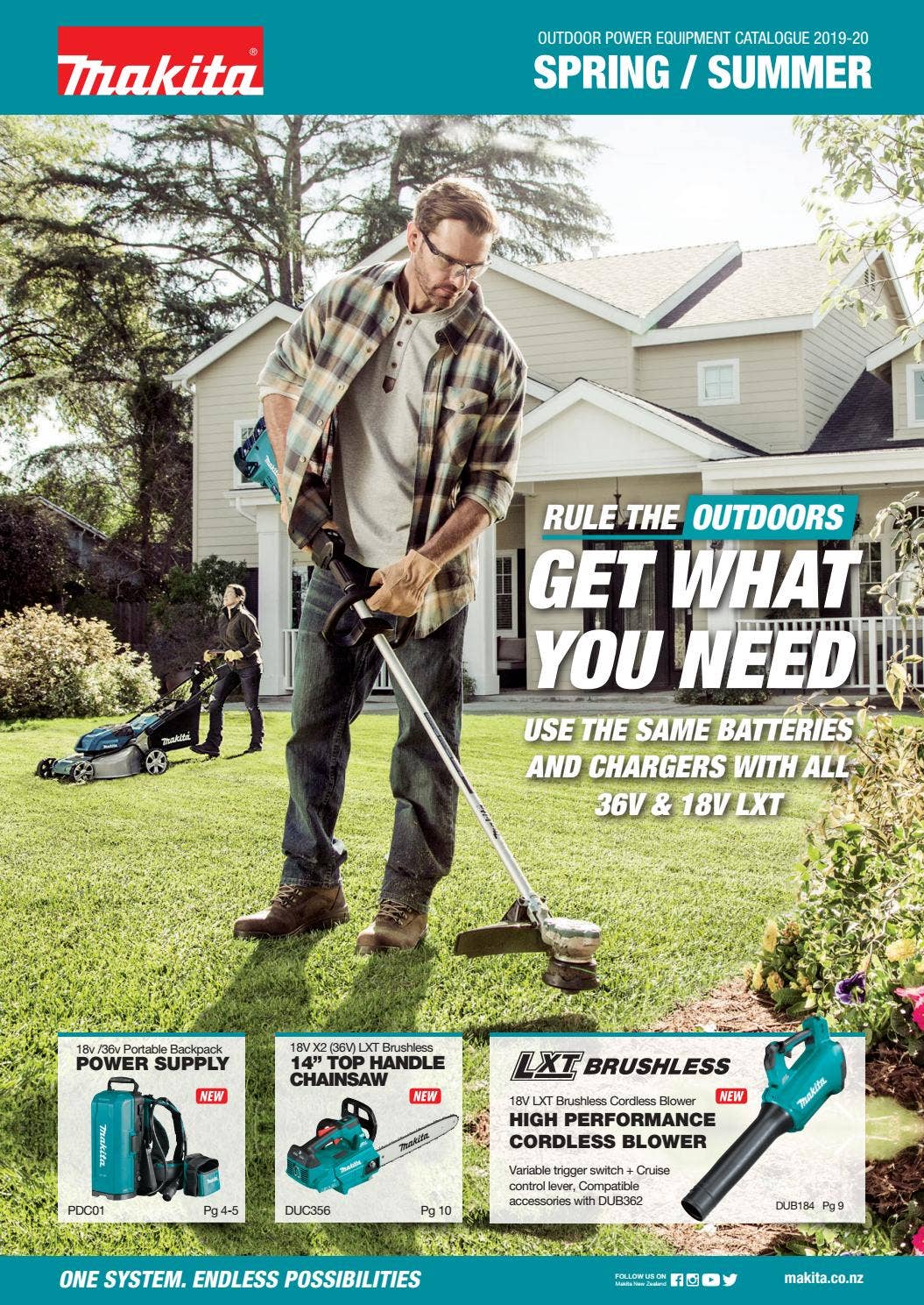 Makita Outdoor Power Equipment Catalogue 2019/20 by Makita New Zealand