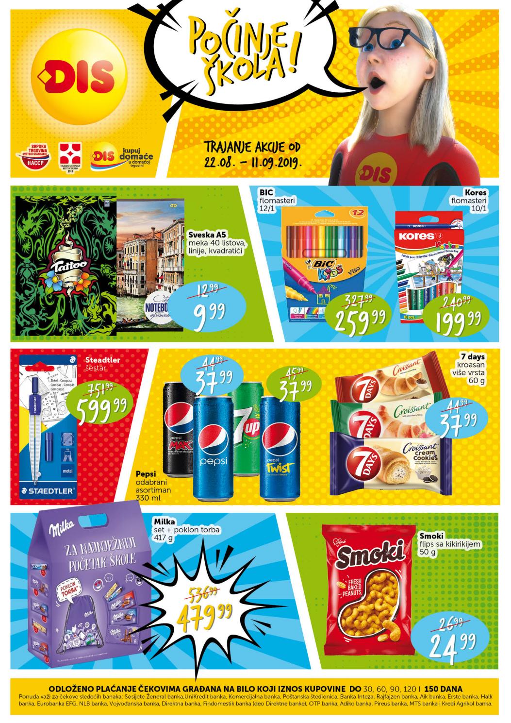 Dis katalog marketa od 22.08.11.09.2019. by Catalog.rs Issuu