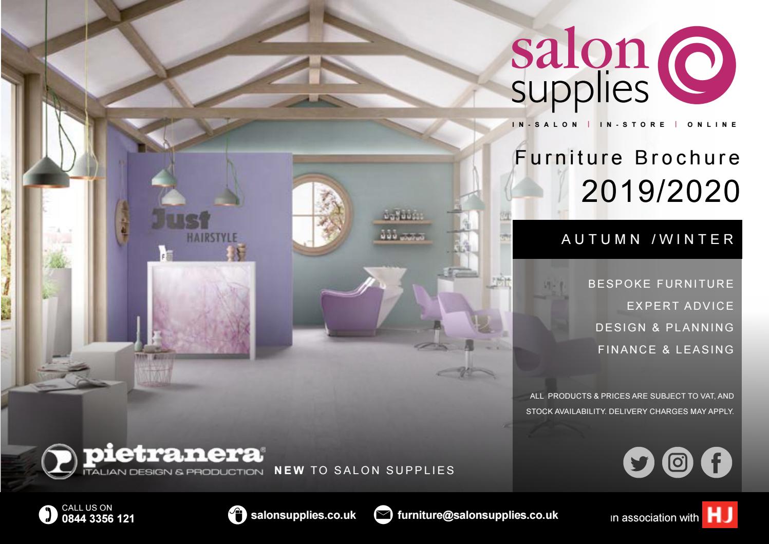 Salon Supplies Furniture Brochure 2019 Autumn/Winter by Salon Supplies