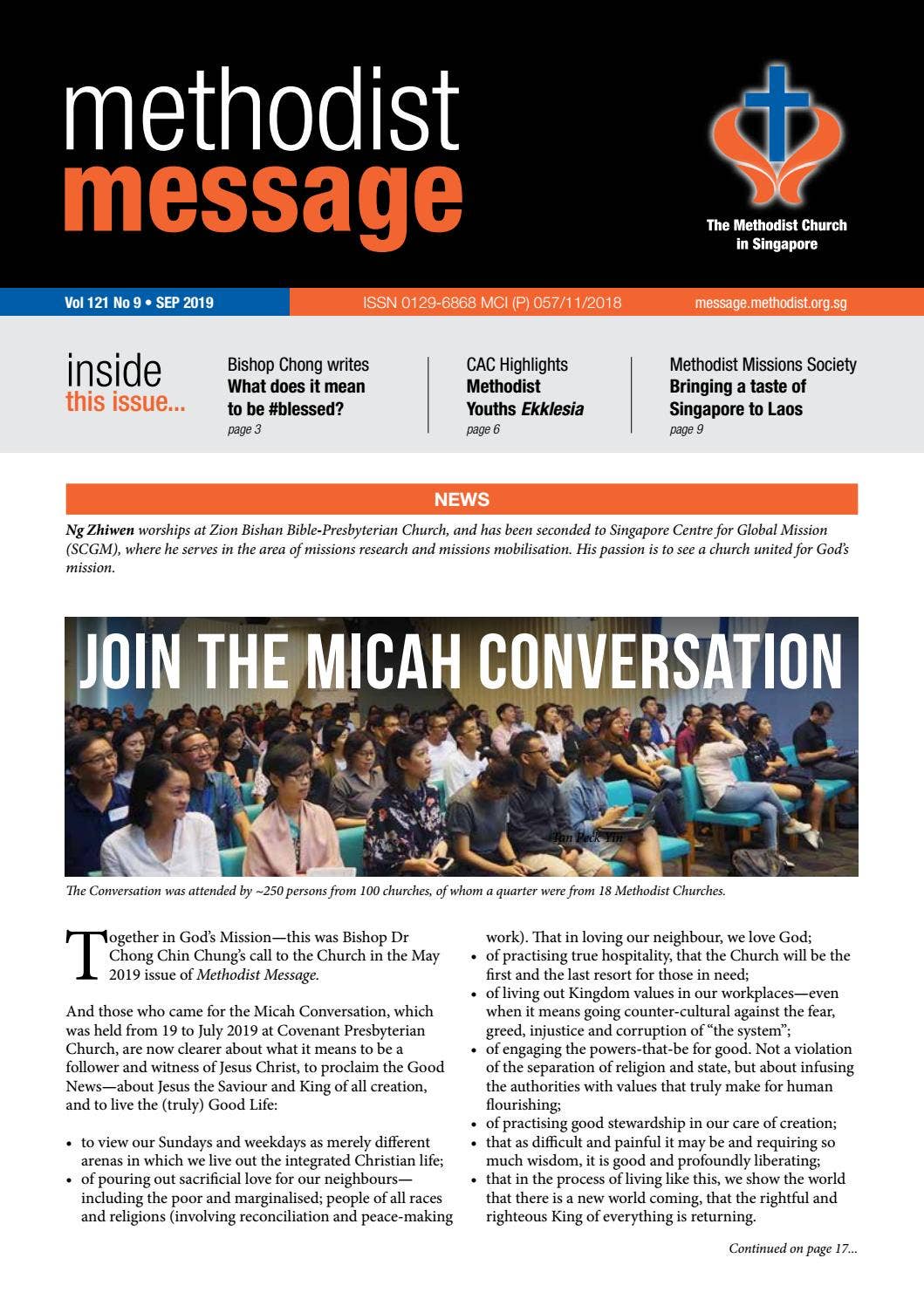 Methodist Insight Magazine Methodist Message: September 2019 by Methodist Message - Issuu
