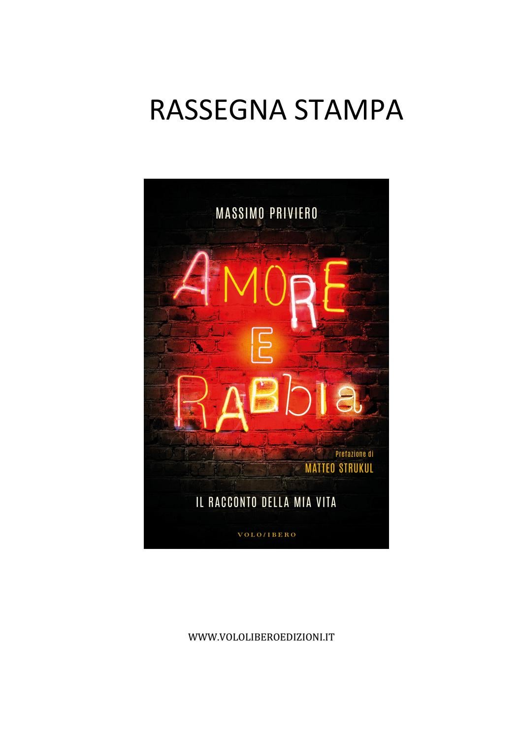 Amore e rabbia by Vololibero Issuu