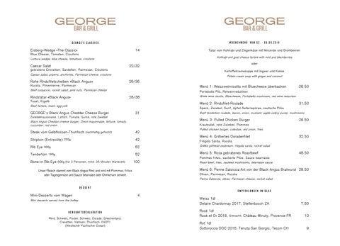 George S Lunchmenu By Swiss Casinos Services Ag Issuu