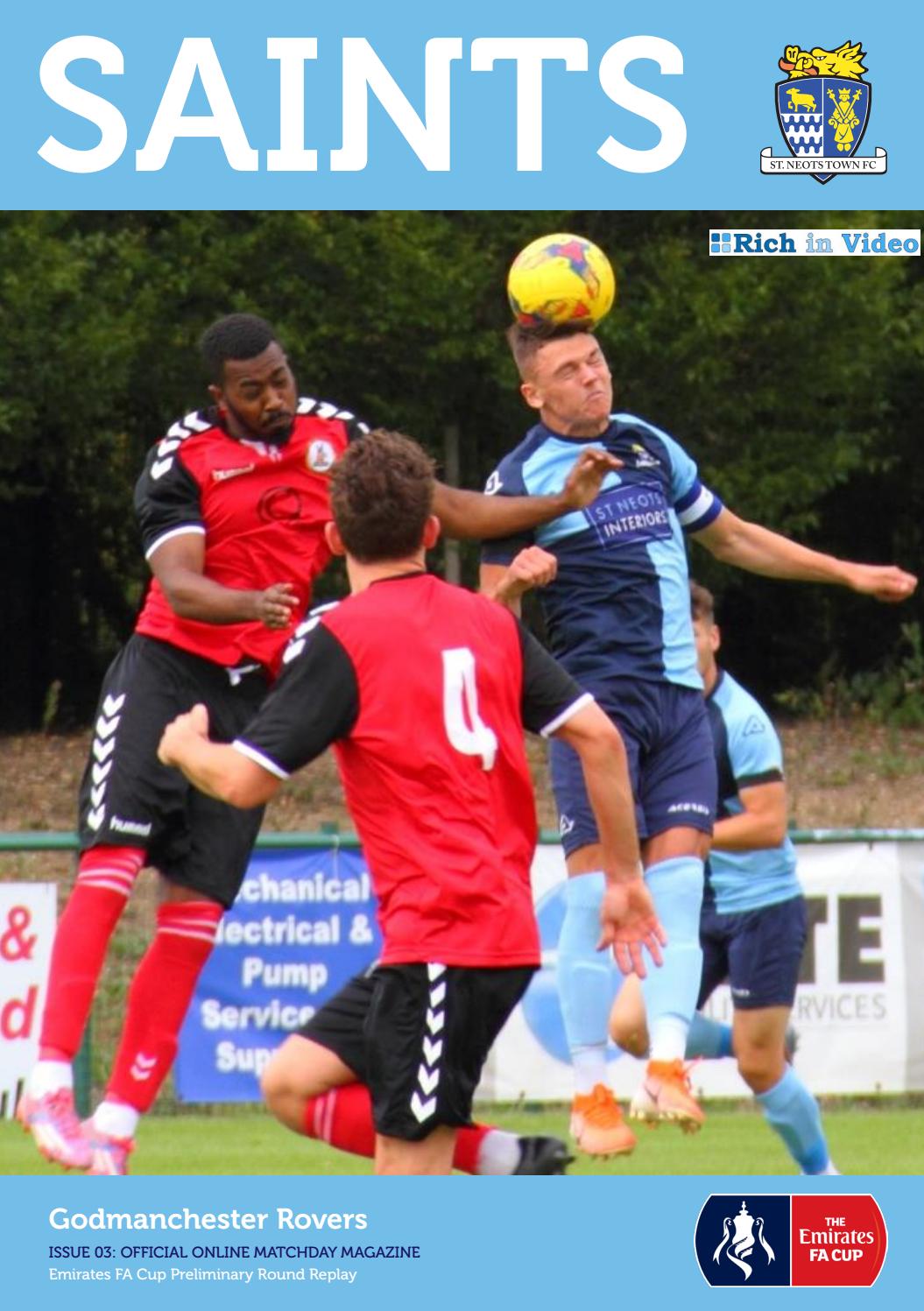20192020 St Neots Town Vs Godmanchester Rovers FC Issue 03 by St Neots