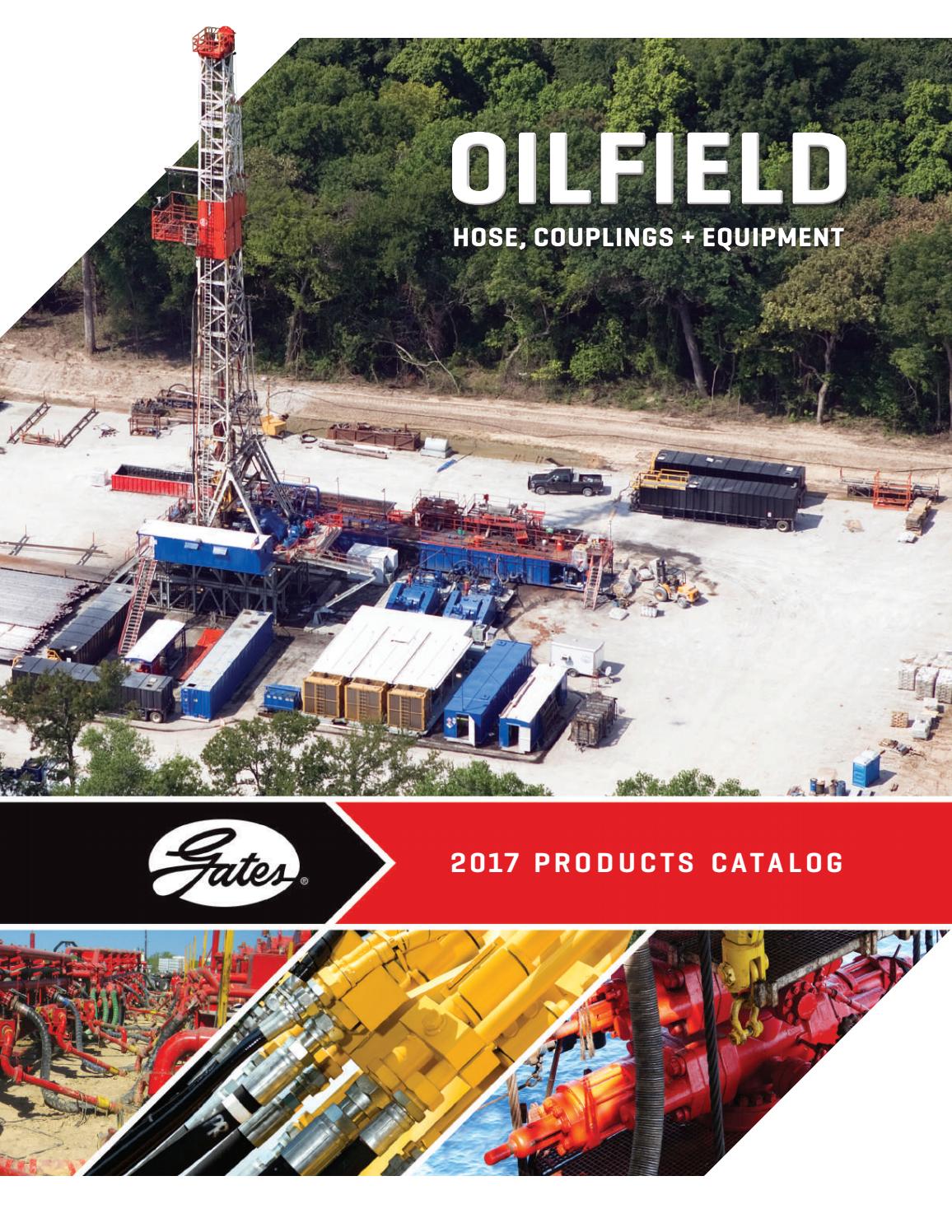 Gates 41100500 Oilfield Hose Black 4 ID 4 ID 150 psi Maximum Pressure