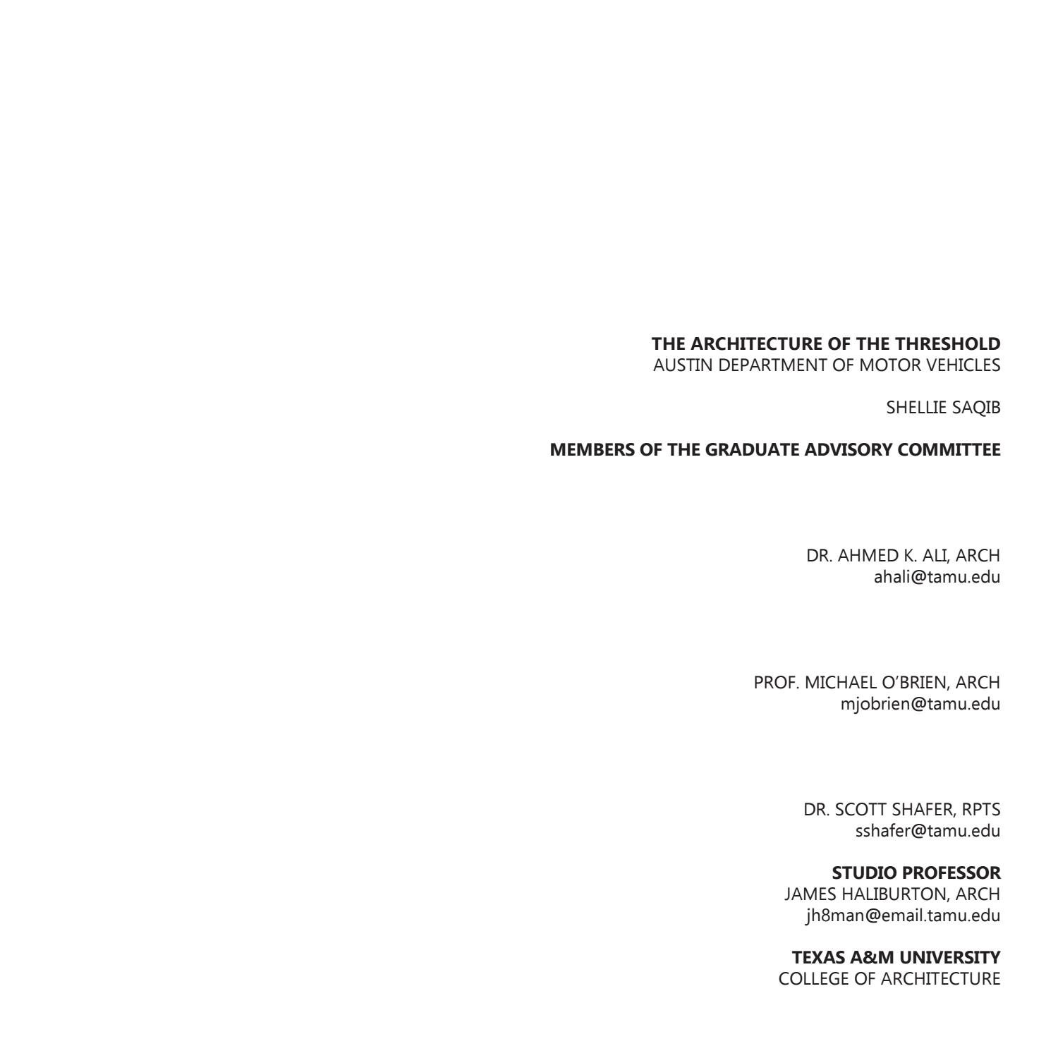 The Architecture of the Threshold by shelliesaq Issuu