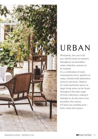OZ Design Furniture 家具目录 · Boundless Living 19-20 Style 指南 E- 册 第 15 页