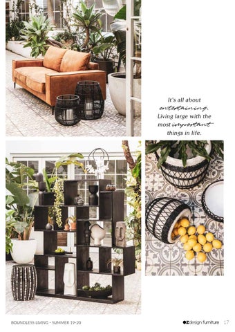 OZ Design Furniture 家具目录 · Boundless Living 19-20 Style 指南 E- 册 第 17 页