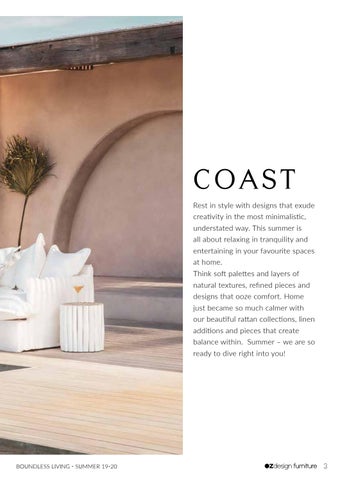 OZ Design Furniture 家具目录 · Boundless Living 19-20 Style 指南 E- 册 第 3 页