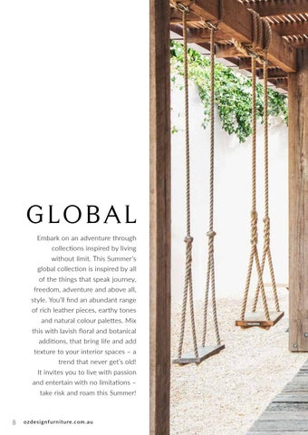 OZ Design Furniture 家具目录 · Boundless Living 19-20 Style 指南 E- 册 第 8 页