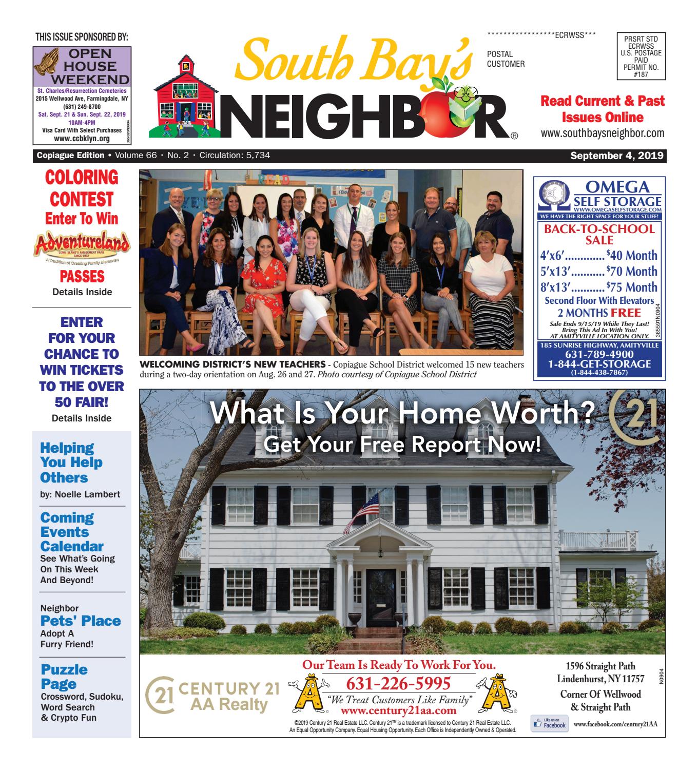 September 4 2019 Copiague By South Bay S Neighbor Newspapers Issuu