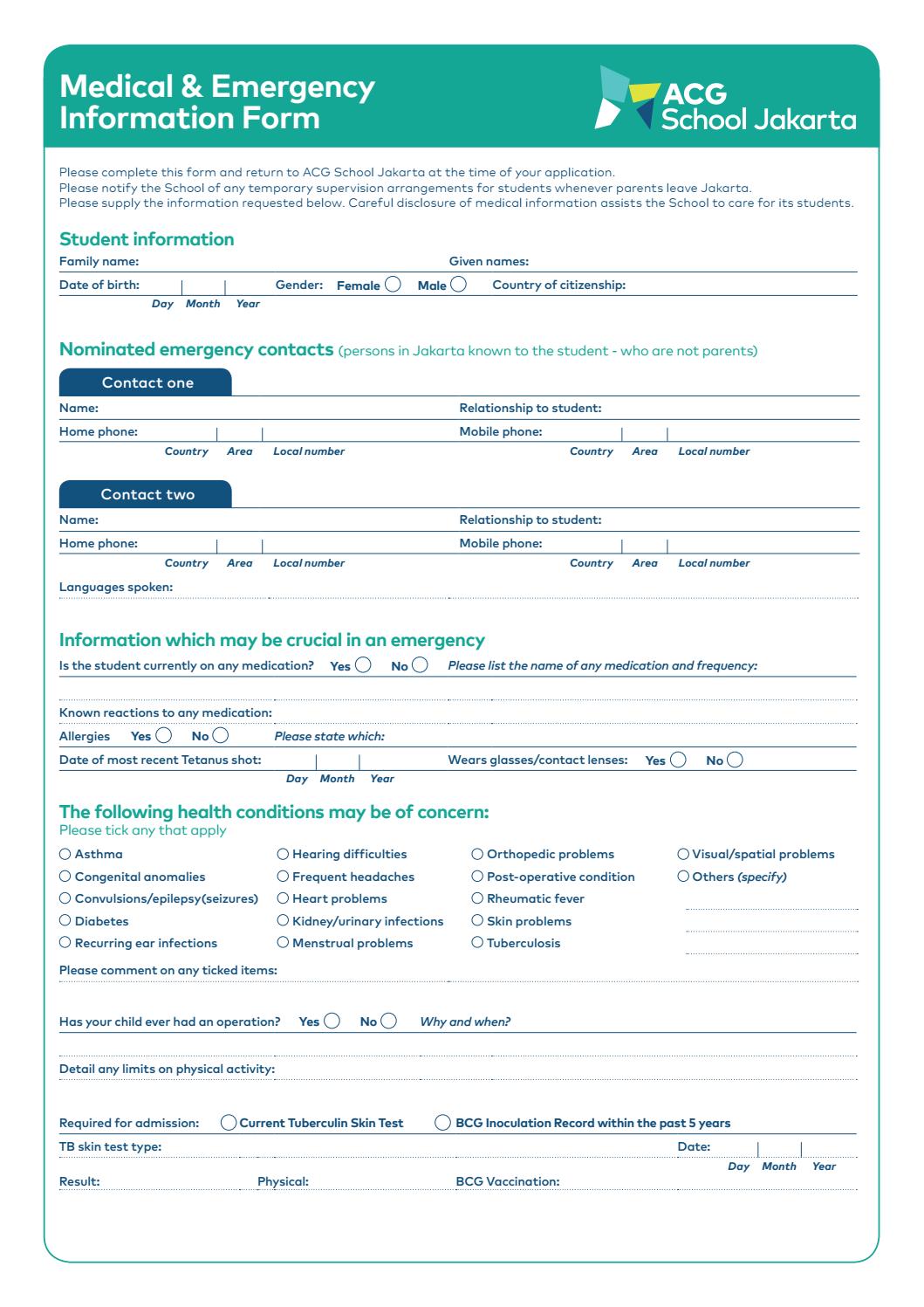 ACG Jakarta Medical Form By ACG Schools Issuu acg-jakarta-medical-form-by-acg-schools-issuu