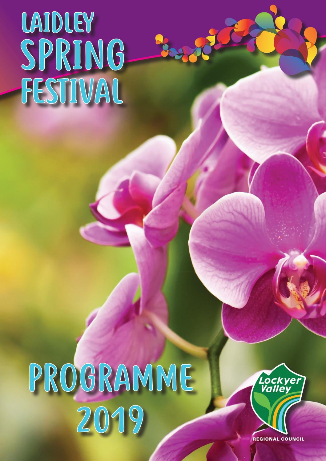 2019 Laidley Spring Festival Program By Lockyer Valley Regional Council 