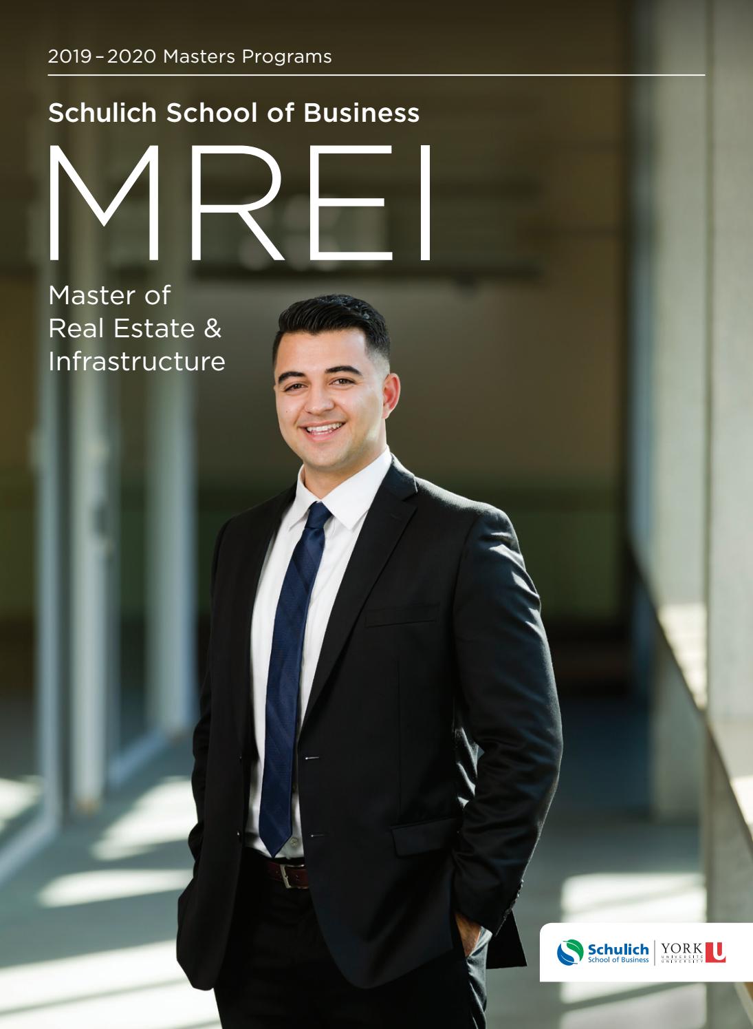 Master of Real Estate and Infrastructure (MREI) Viewbook 2019 by