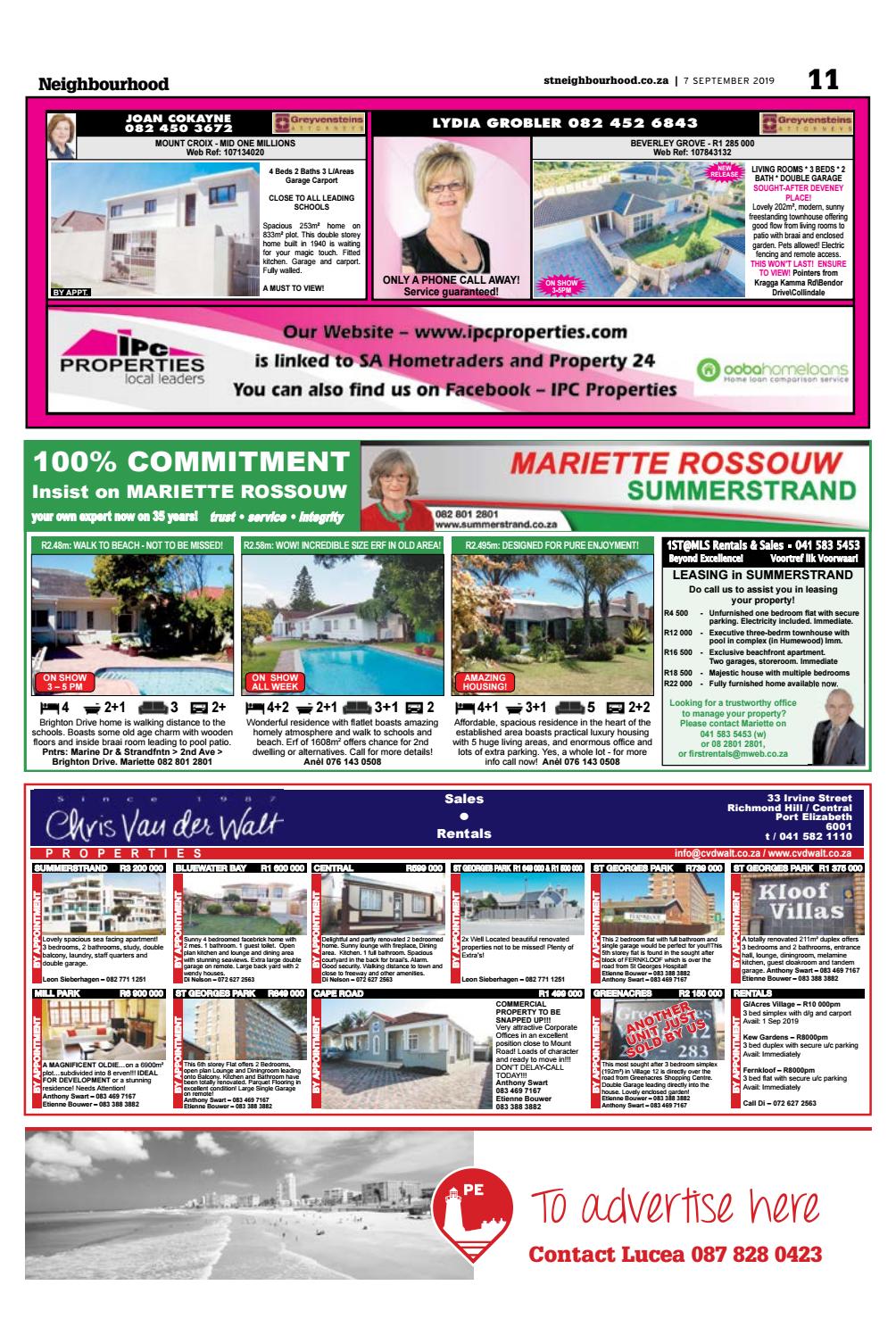 Neighbourhood Pe 07 September 2019 By Your Neighbourhood Issuu