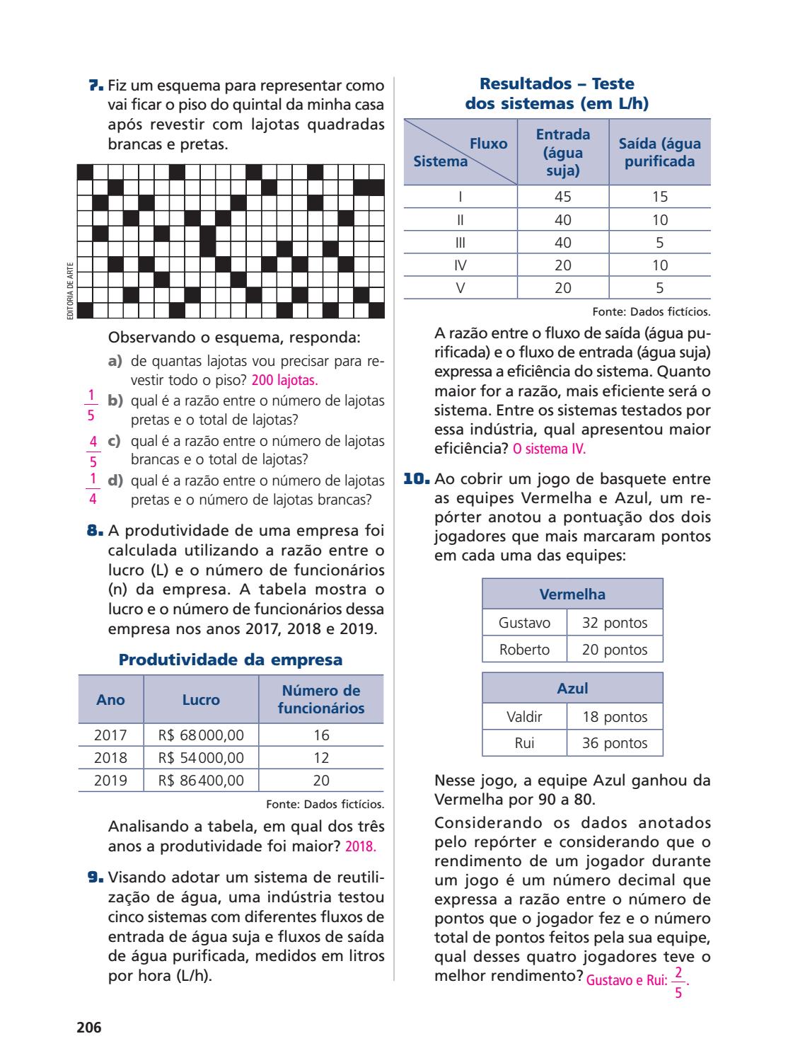 Livro De Matemática 7 Ano A Conquista Da Matemática Respostas - FDPLEARN
