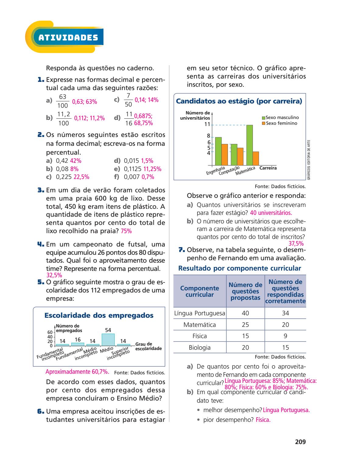 Livro A Conquista Da Matematica 7 Ano Exercicios Resolvidos