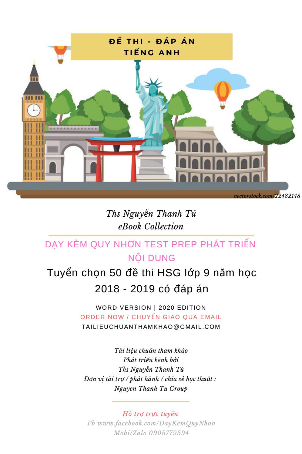 Tuyá»ƒn chá»n 50 Ä‘á» thi HSG lá»›p 9 nÄƒm há»c 2018 - 2019 cÃ³ Ä‘Ã¡p Ã¡n ... - 