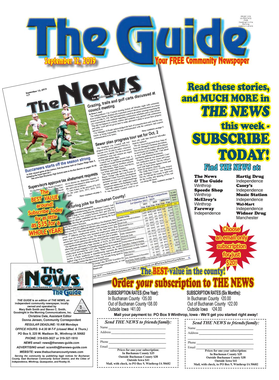 The Guide Serving The Buchanan County Area By The News