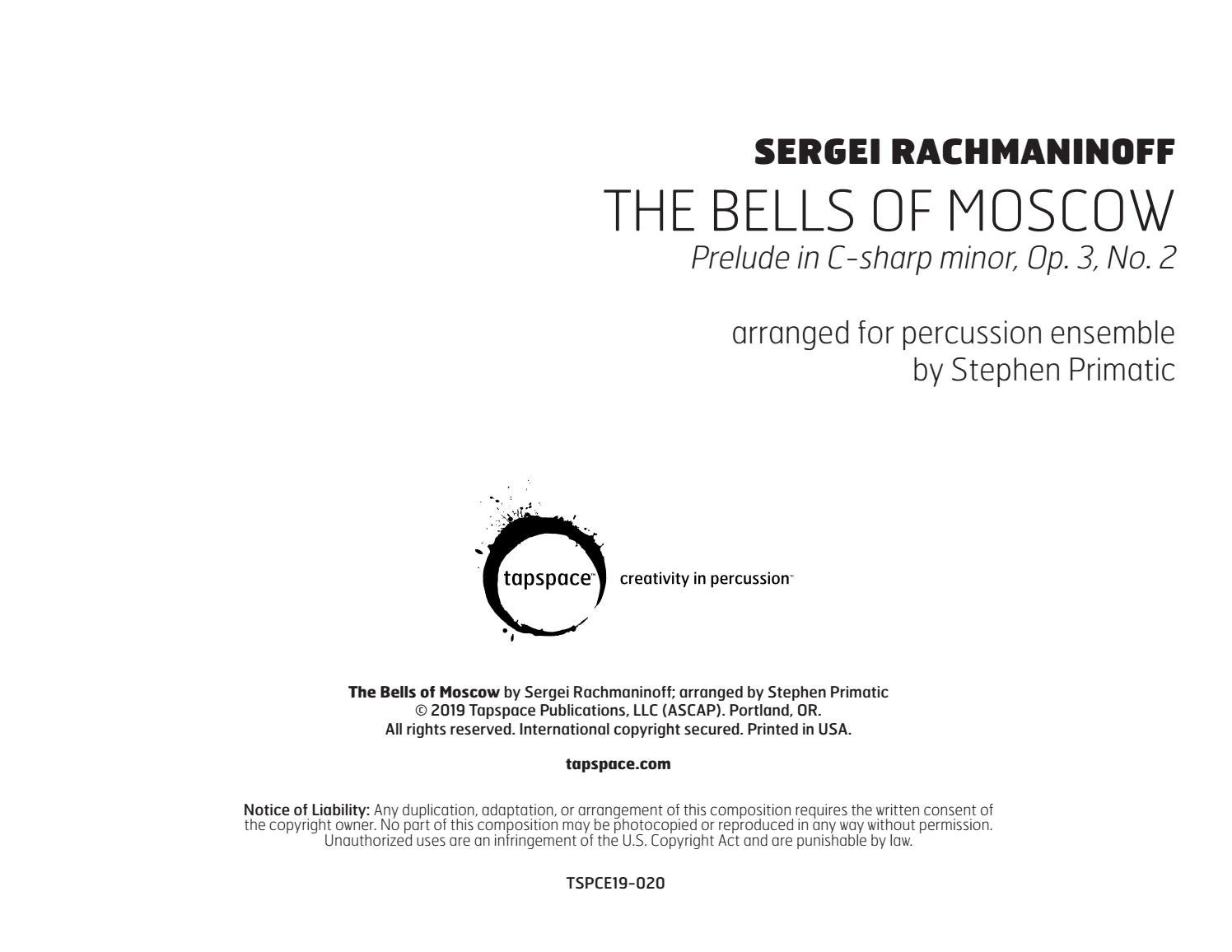 The Bells of Moscow-SAMPLE by Tapspace - Issuu