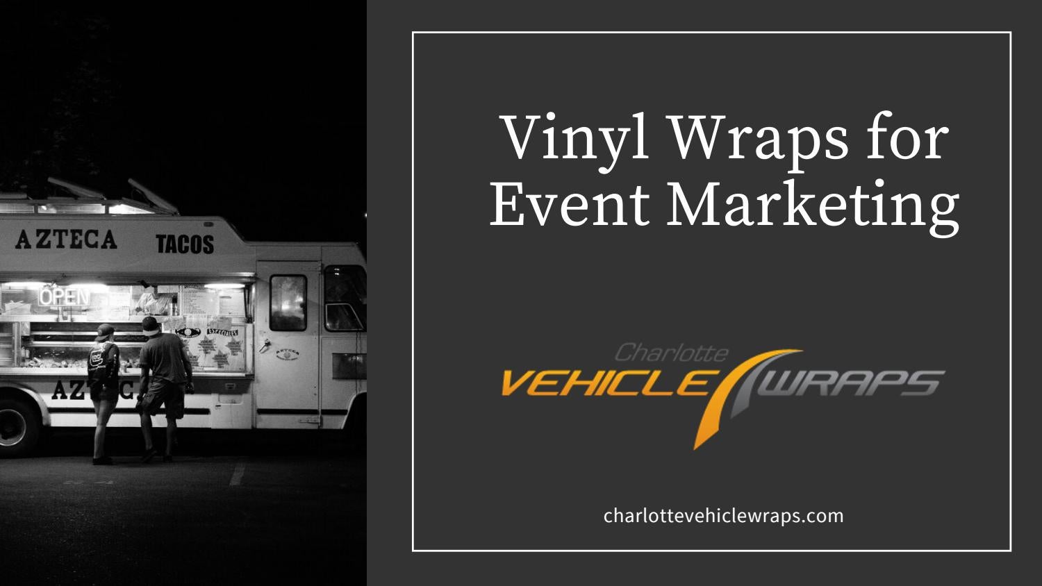 Vinyl Wraps for Event Marketing Vehicle Wraps Charlotte NC by