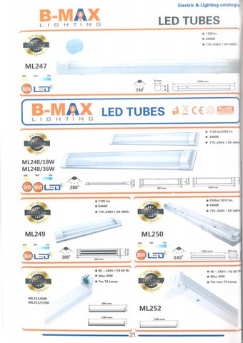 B-MAX 灯饰目录 1 第 19 页