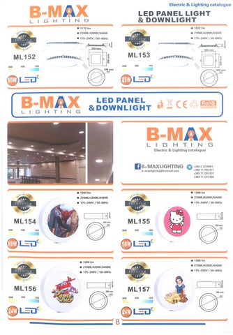 B-MAX 灯饰目录 1 第 6 页