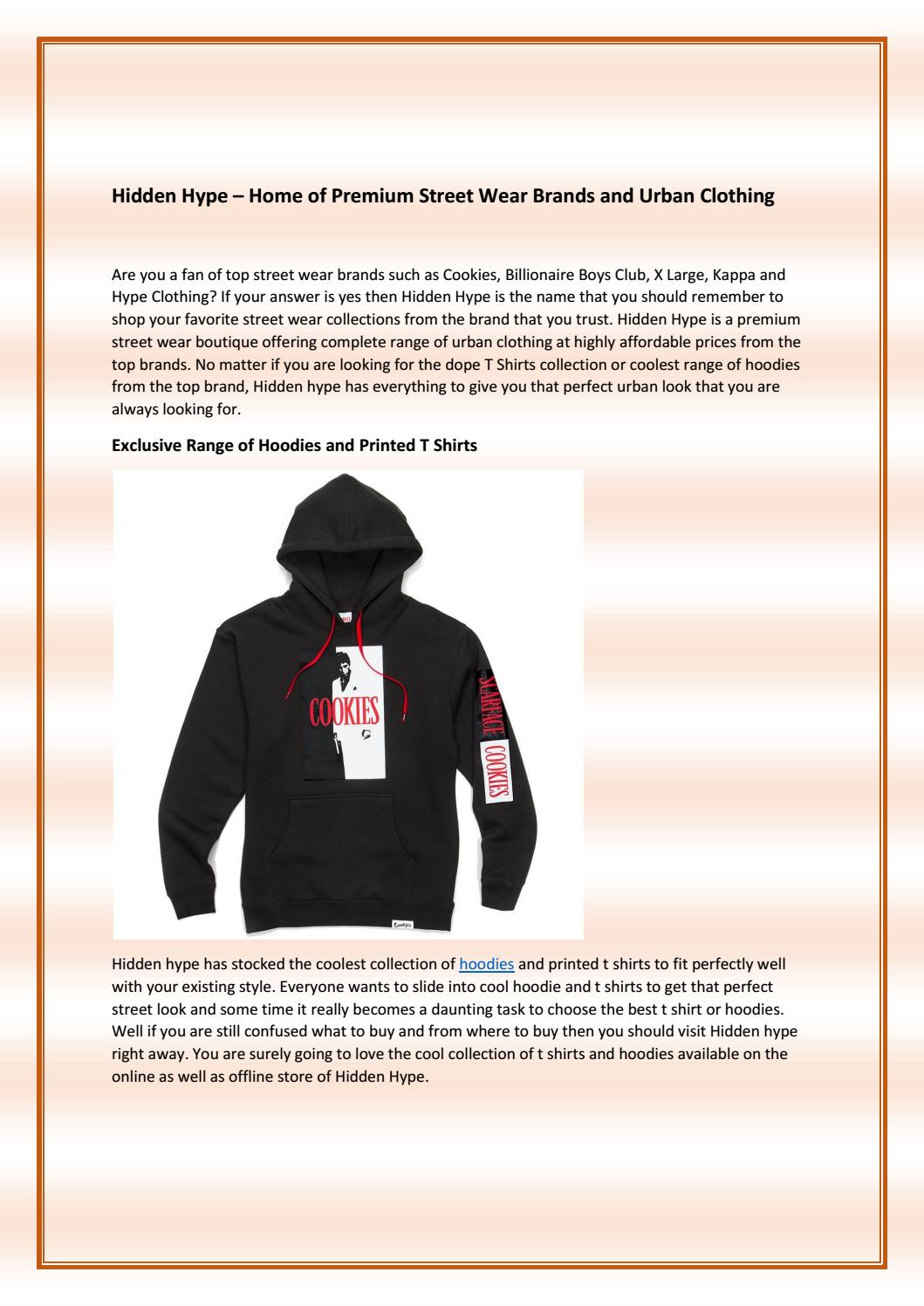 hype hoodie brands