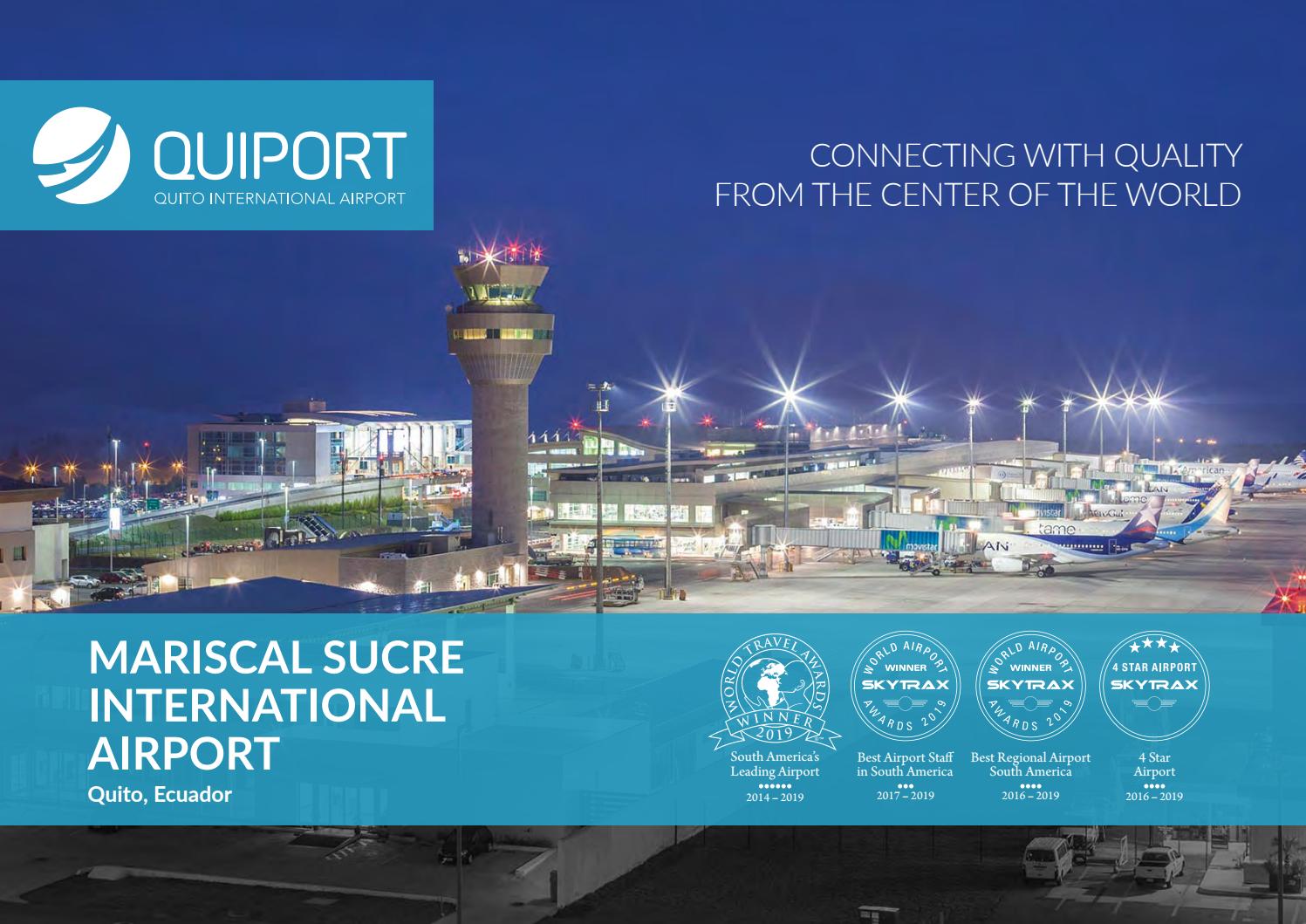 Quiport Quito International Airport Profile by Corporación Quiport